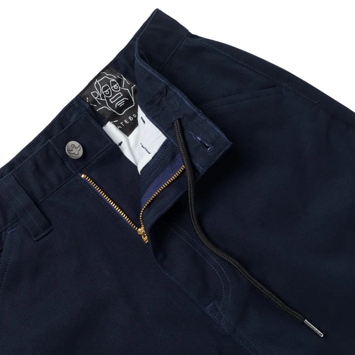 Krooked Twill Shorts "Eyes" navy