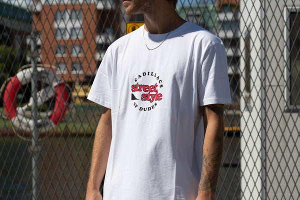 Street Style Cadillacs of Dudes SS T-Shirt White