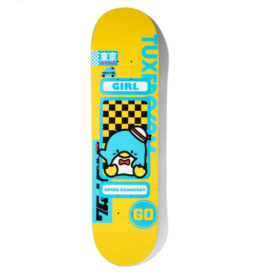 New Girl Tokyo Speed sanrio Hello Kitty anime Bannerot Penguin skateboards deck ”8.25"