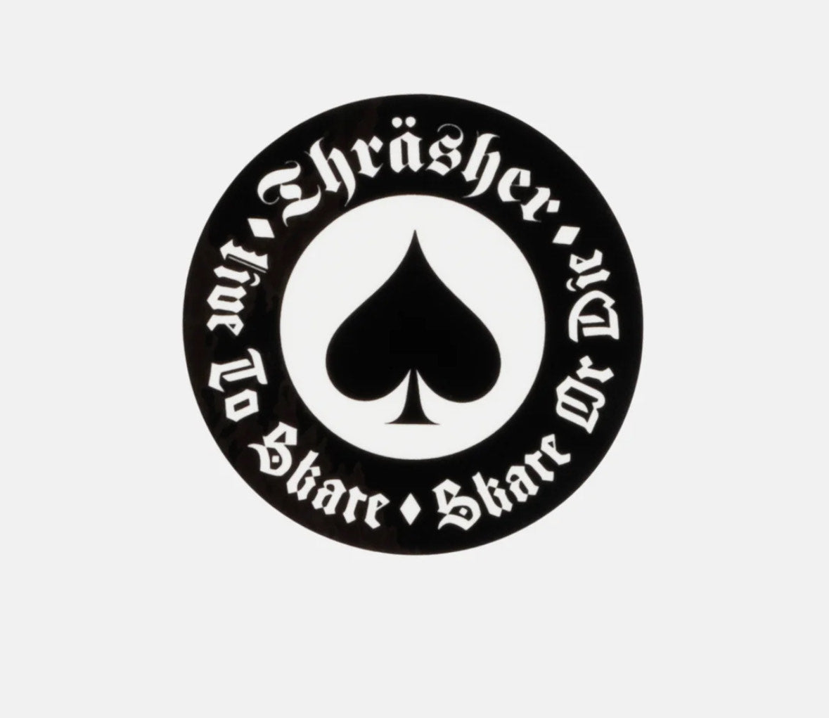 Thrasher Oath Svart Vit