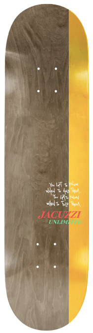 Jacuzzi Pulizzi "Know When to Hold Em" 8.375"