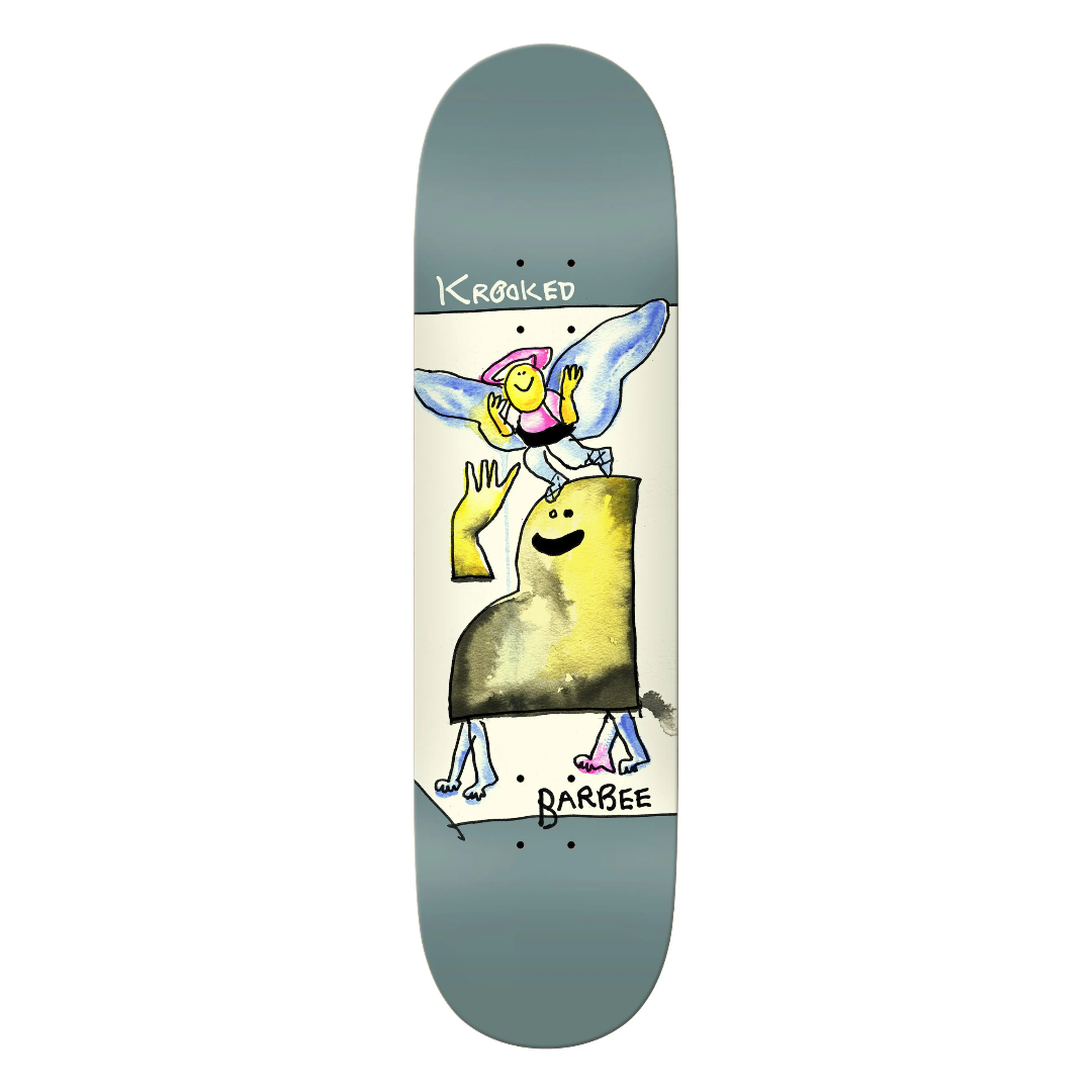 Krooked Skateboarding GUEST BARBEE "WATERCOLOR" 8,5"