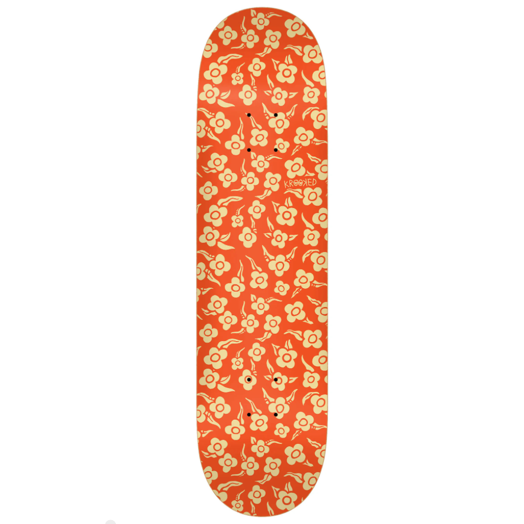 Krooked Skateboarding PP "FLOWERS" 8,06"