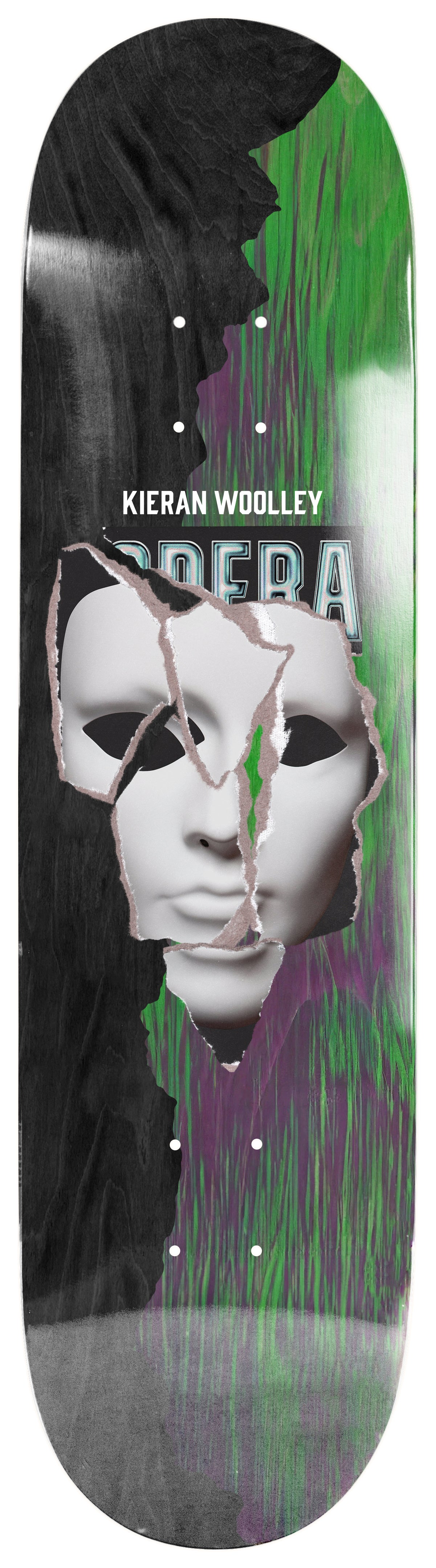 The Opera K. Woolley "Ransom" 8.5" skateboard deck is a standout piece that blends art and performance. Designed by the talented artist K. Woolley, this deck features striking graphics that capture attention while providing the durability and stability needed for serious skating. The 8.5" width offers ample room for tricks and provides excellent control, making it ideal for both street and park environments. With its unique design and quality construction, the "Ransom" deck is a perfect choice for skaters l