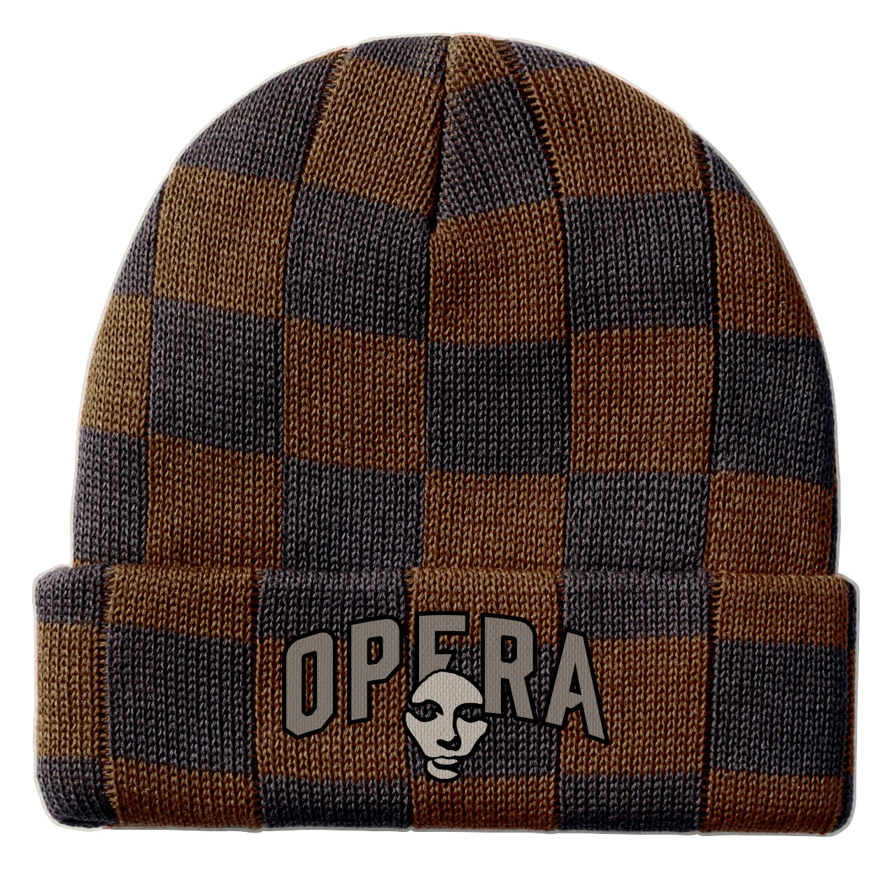 Opera beanie "Club Logo" espresso