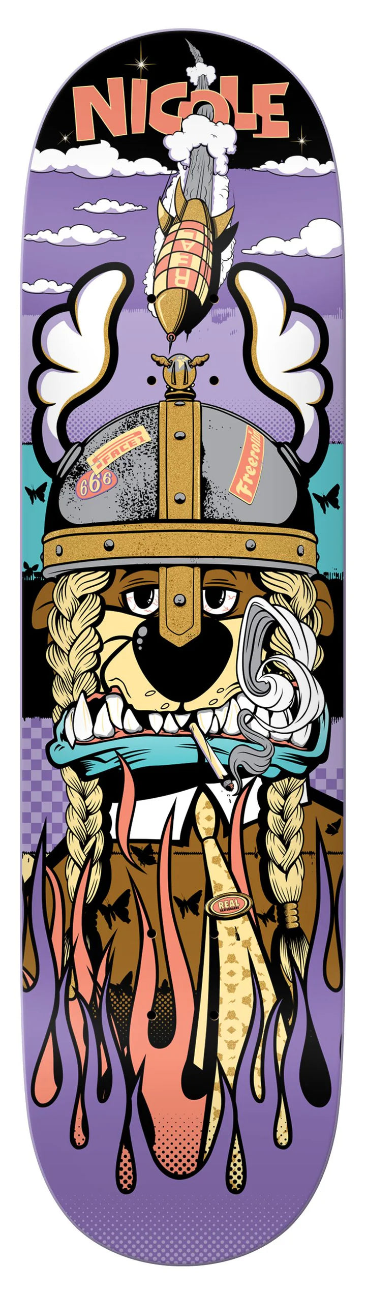 Real Skateboards NICOLE "NICOLE X D FACE" 8,06