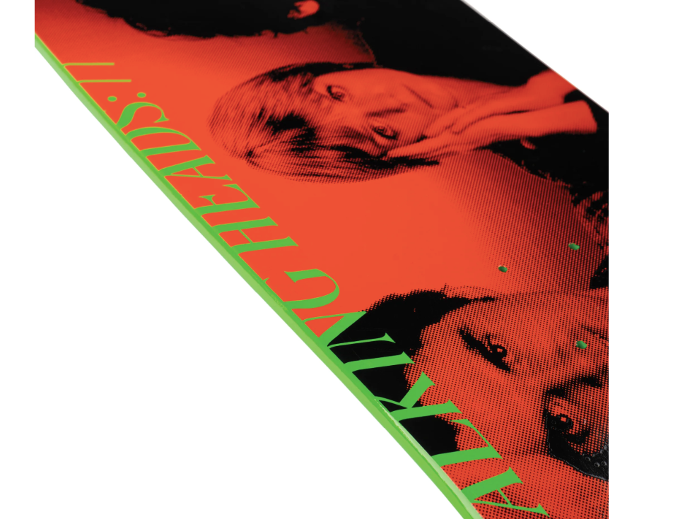 Welcome Skateboards X TALKING HEADS - Psycho on Boar - Green Dip - 10.125"