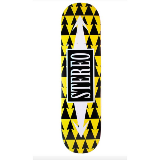 Stereo Skateboards "Arrow Pattern" 7,75" yellow