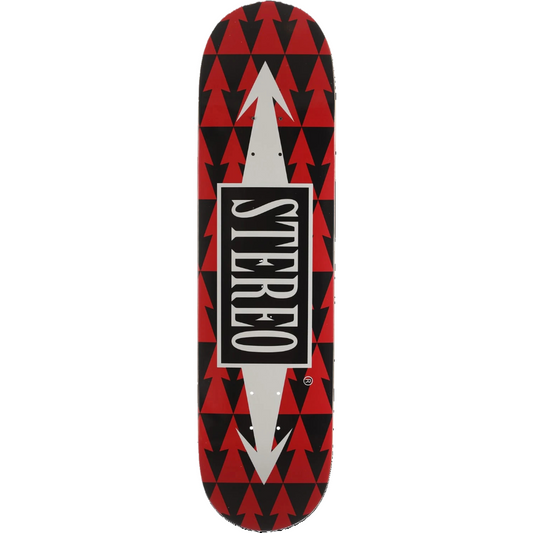 Stereo Skateboards "Arrow Pattern" 8.25" red