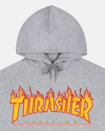 Thrasher Flame Hood Gray