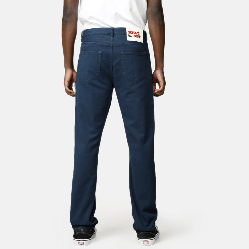 Street Style Dig Stretch Jeans Almost Indigo