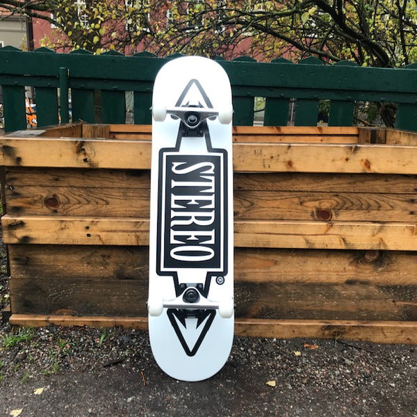 Stereo Skateboards Arrow Complete White 7.75"