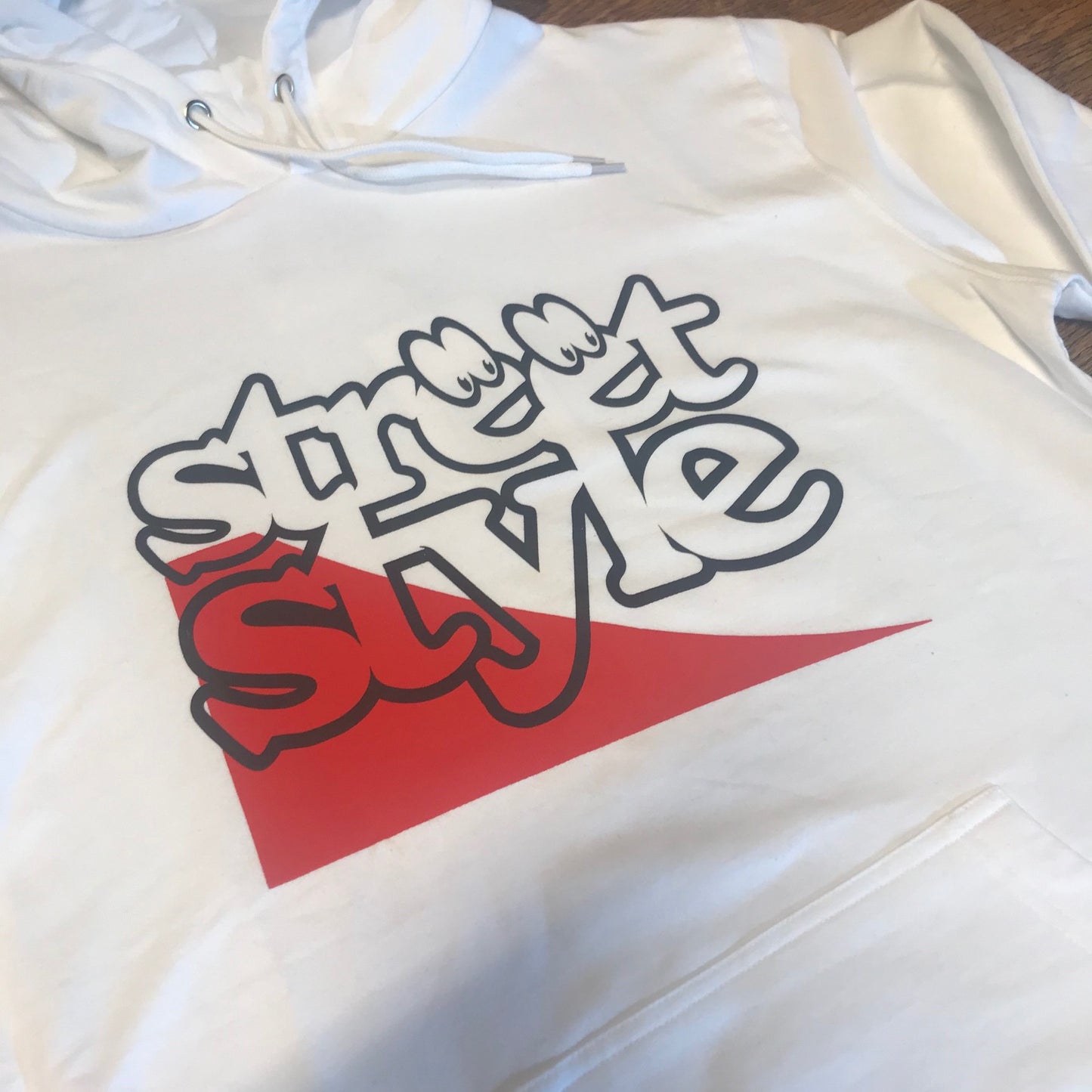 Street Style EYES HOOD - White