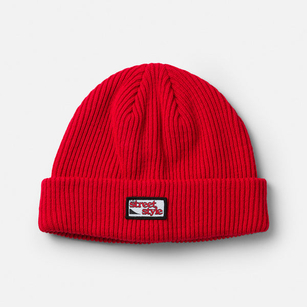 Street Style Low Cuff O.G Beanie Red