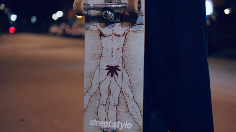 Street Style Weed Guy Skateboard