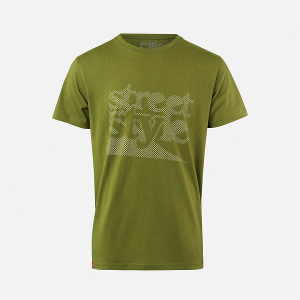 Street Style RASTER SS T-SHIRT - Olive
