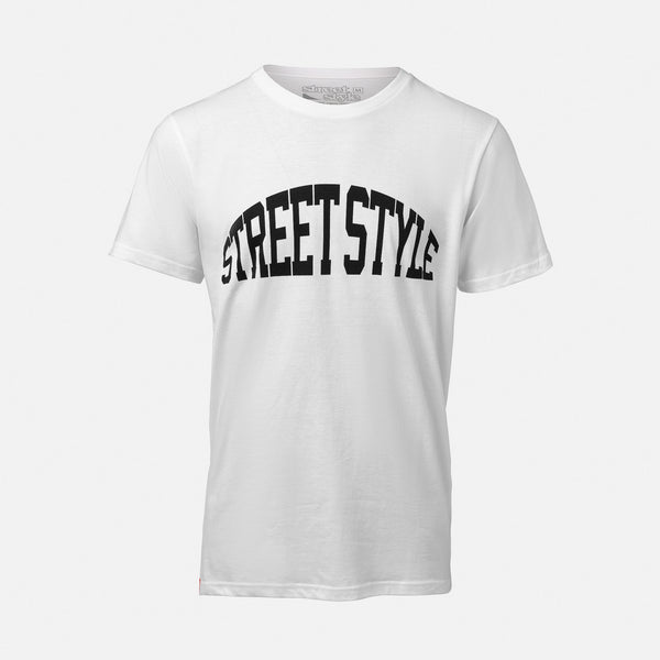 Street Style Varsity SS T-Shirt White