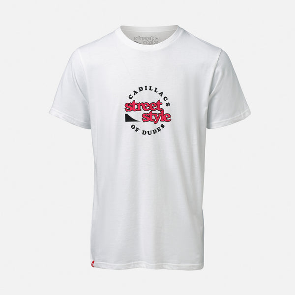 Street Style Cadillacs of Dudes SS T-Shirt White