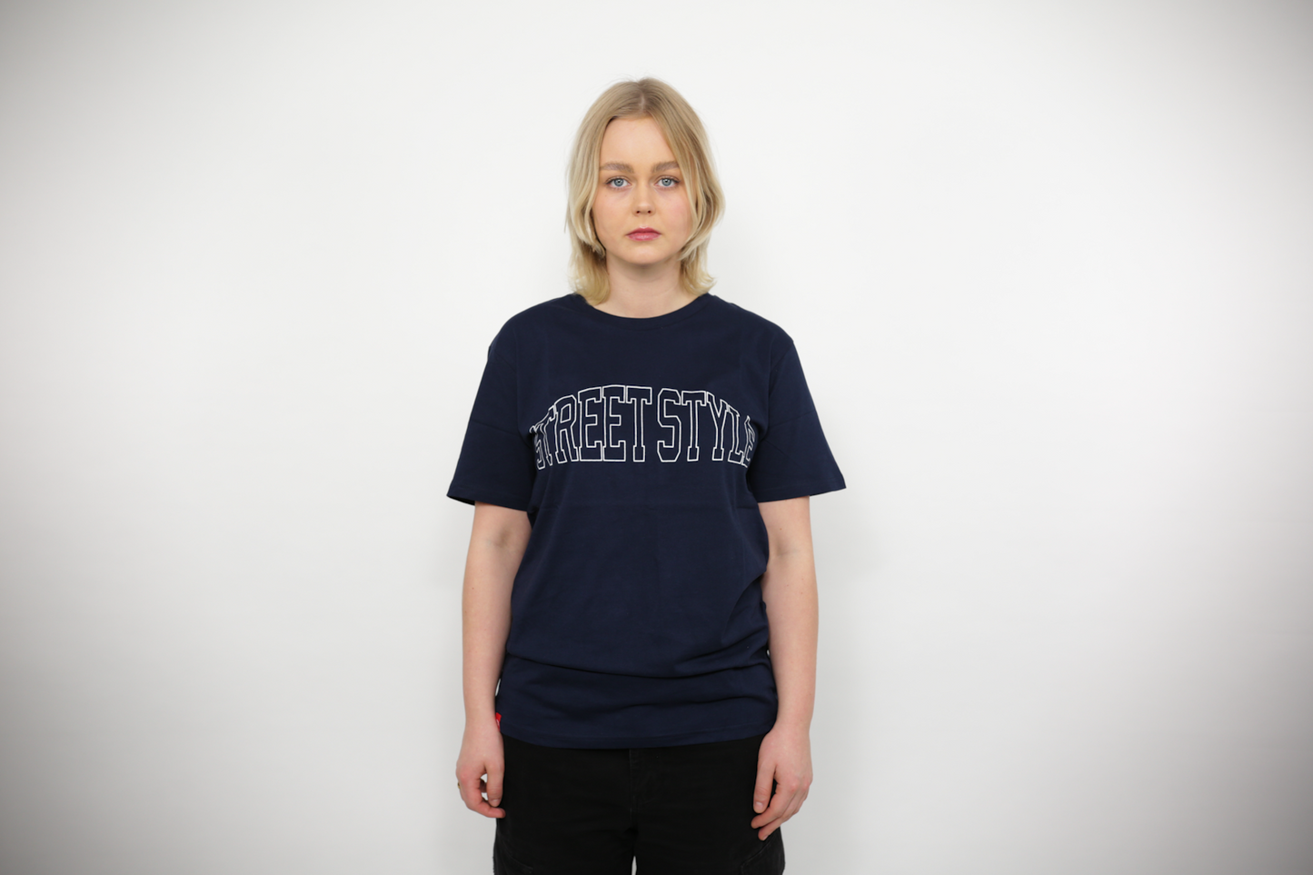 Street Style Varsity SS T-Shirt Navy