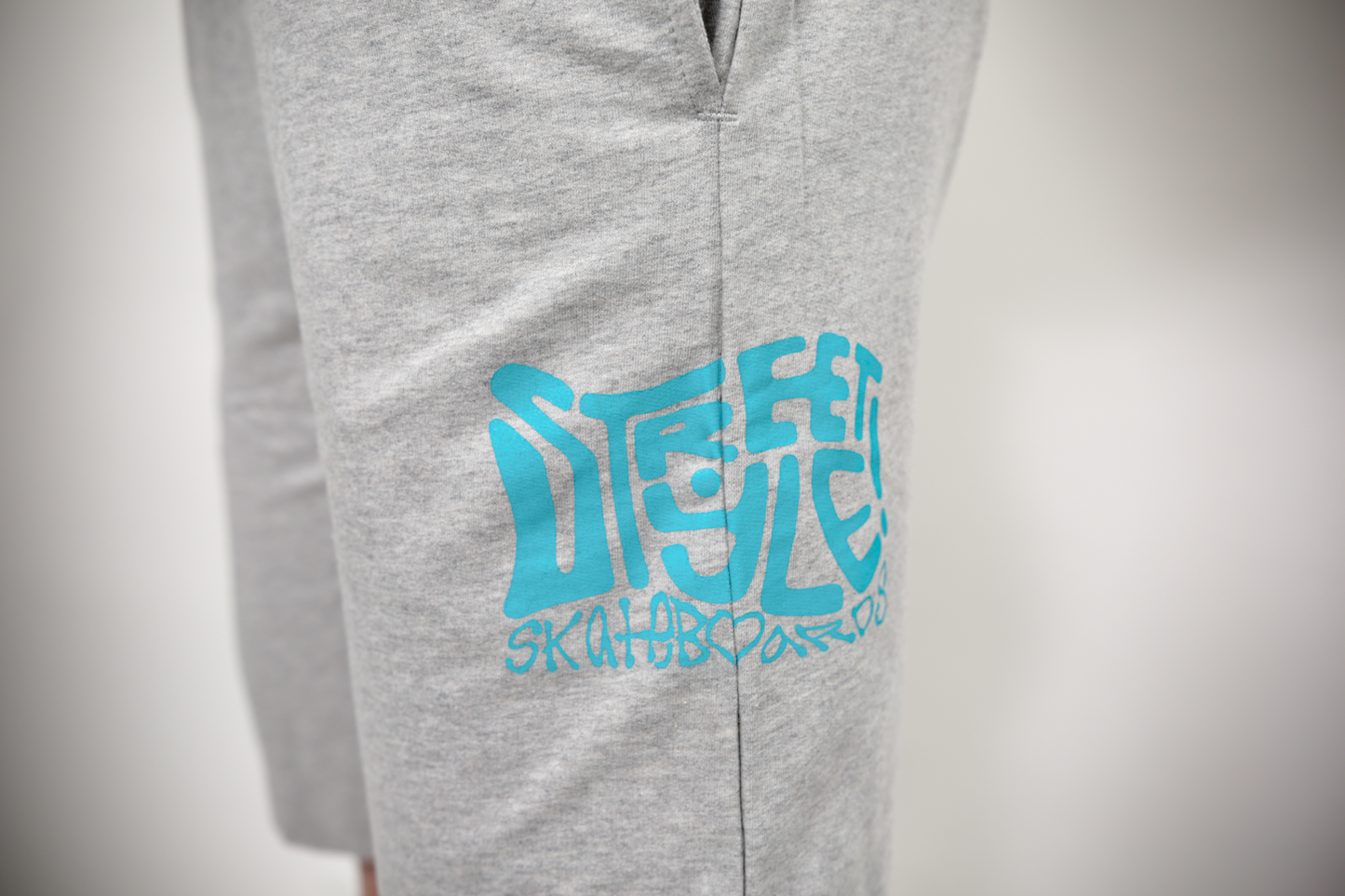 Street Style Hippie Sweat Shorts - Gray