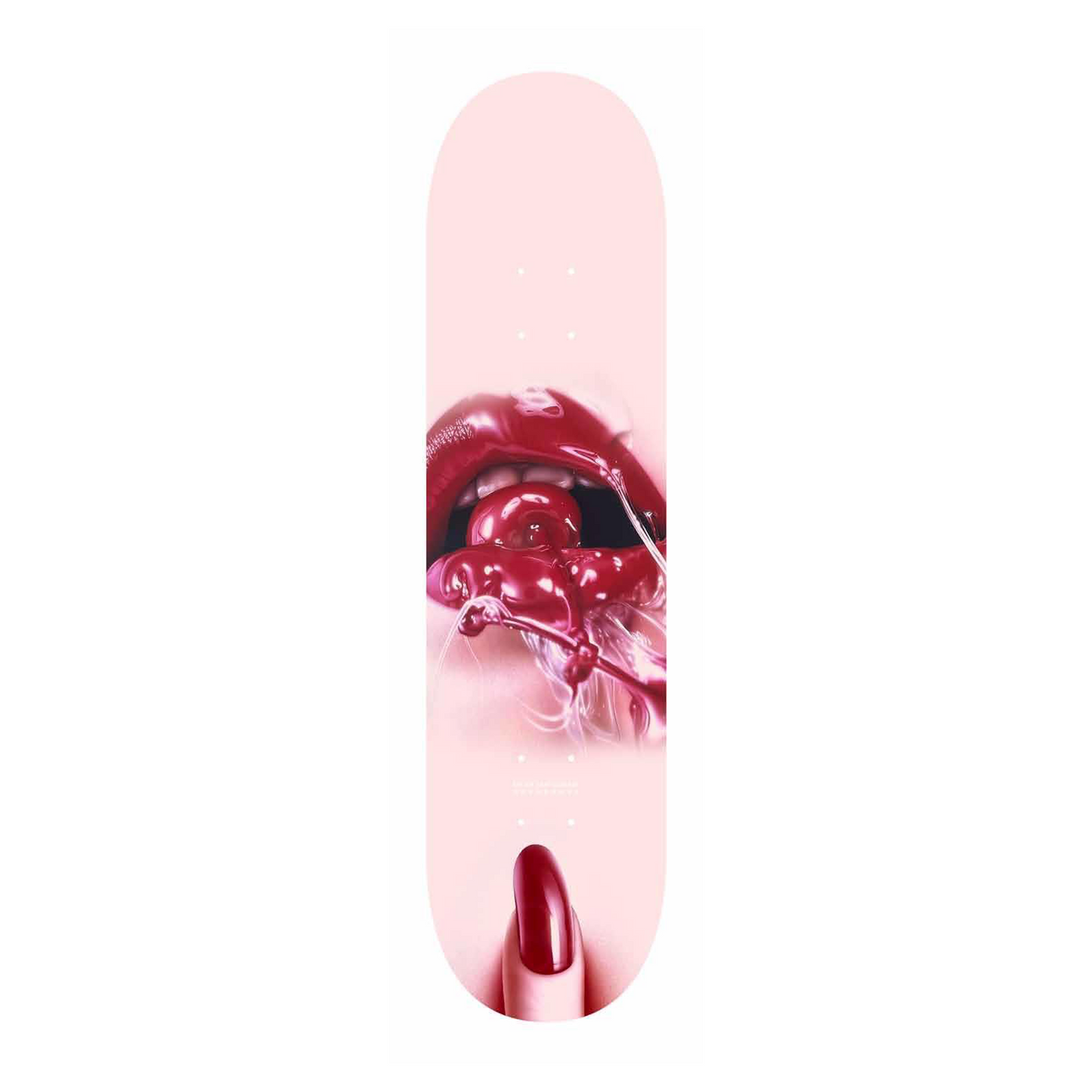 The Evisen Team "Finger Cherry" skateboard deck is a vibrant and playful addition to any skater's collection. Featuring a unique graphic that showcases Evisen's signature artistic style, this deck combines creativity with performance. Made from high-quality 7-ply maple, it delivers excellent durability and responsiveness, making it perfect for street skating and technical tricks. With its balanced dimensions, the "Finger Cherry" deck offers both stability and maneuverability, ensuring a smooth ride.
Stand