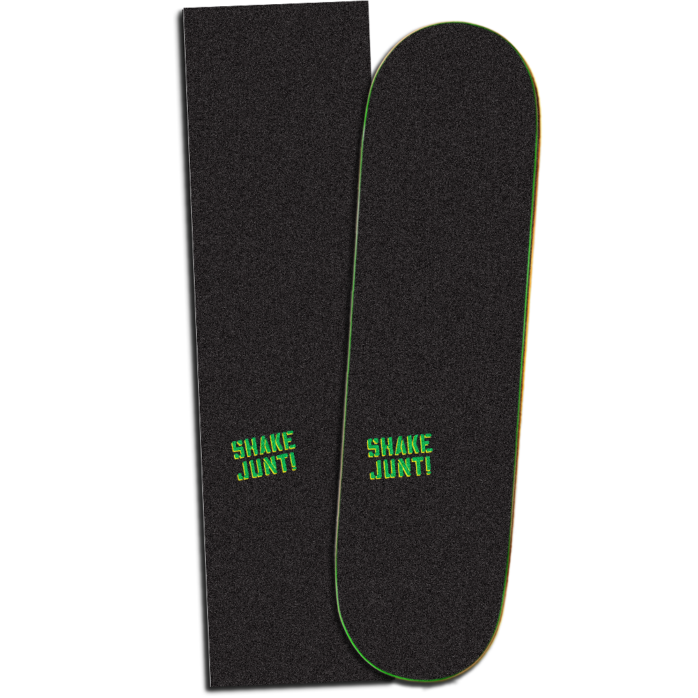 Shake Junt "Low Key" Sprayed Green/Yellow Griptape