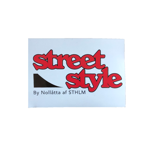 Street Style  "By Nollåtta af STHLM" Sticker