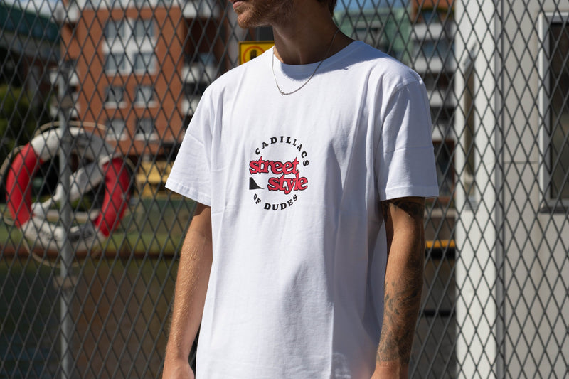 Cadillacs of Dudes SS T-Shirt White