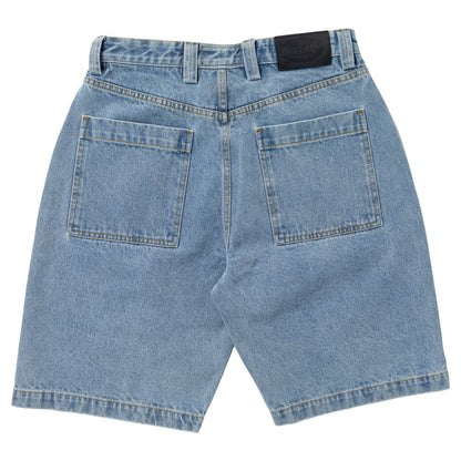 Real Denim Shorts "Street Cleaner" light bleached
