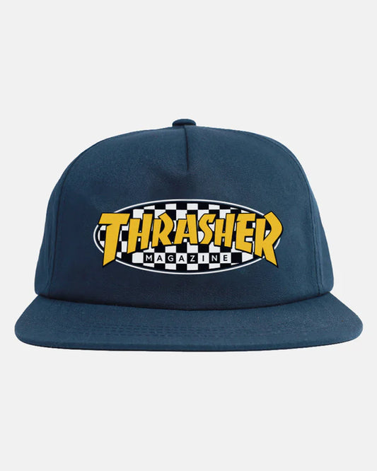 Thrasher Checkered Oval snapback cap