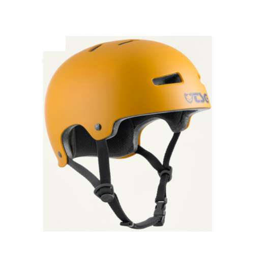 TSG Evolution solid helmet satin yellow ochre
