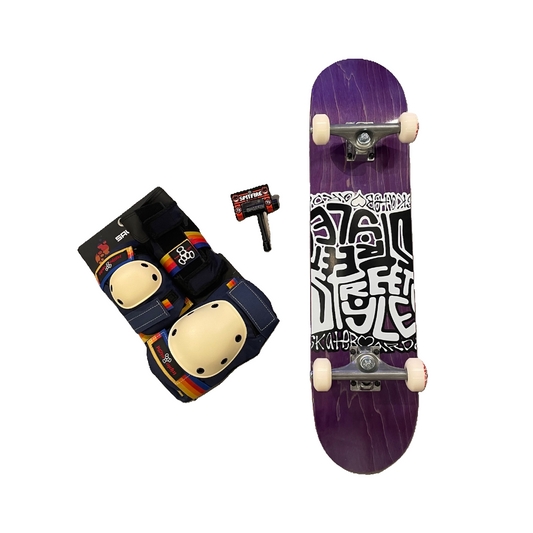 Street Style / Triple 8 / Spitfire /  Skateboard paket nybörjare 7.5"