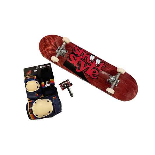 Street Style / Triple 8 / Spitfire/ Skateboard paket nybörjare 7.75"