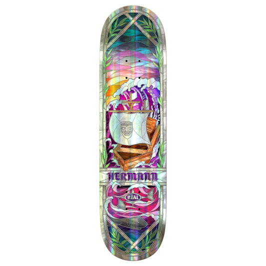 Real Skateboard HERMANN "CATHERDRAL HOLOGRAPHIC RAINBOW" 8,38