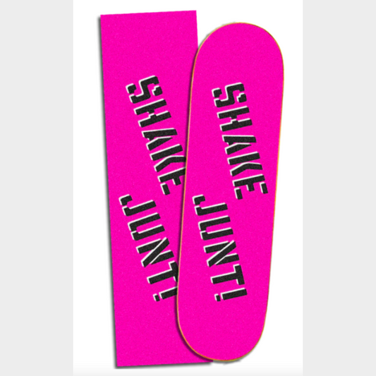 Shake Junt griptape Pink "Sprayed Logo" black/white