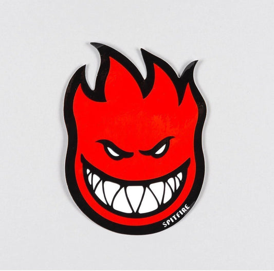 Spitfire Sticker 290x200mm Red Large
