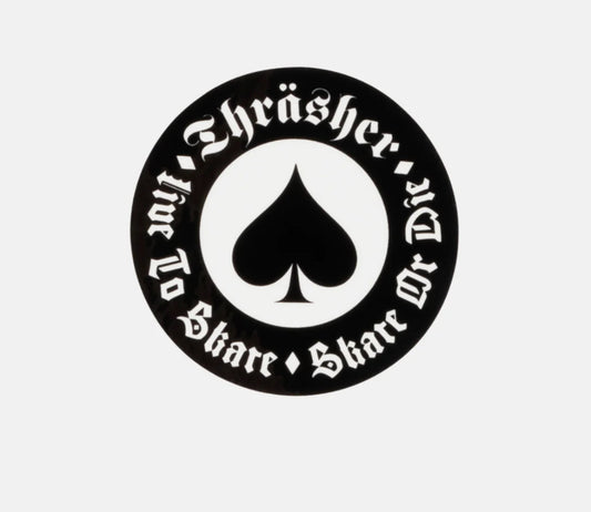 Thrasher Oath Svart Vit