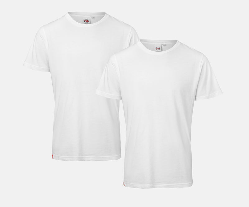 Street Style blank t-shirts 2-pack Wht/Wht
