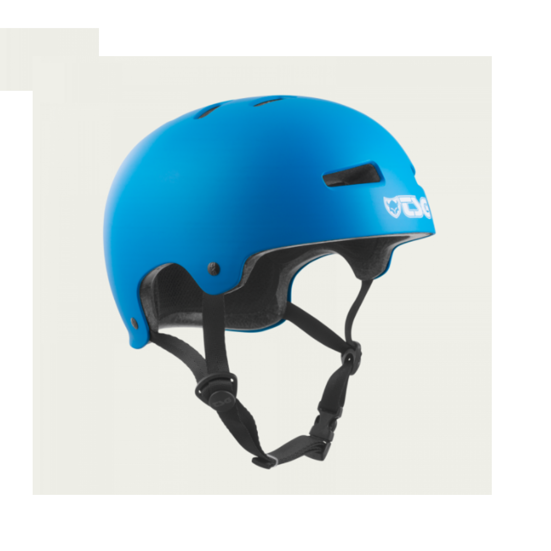 TSG Evolution Helm, einfarbig, Satin DK Cyan
