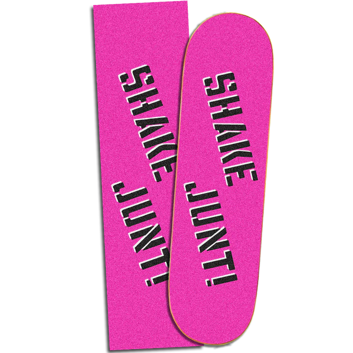 Shake Junt Junt griptape Pink "Sprayed Logo" black/white