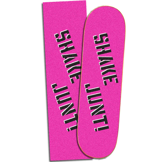 Shake Junt Junt griptape Pink "Sprayed Logo" black/white