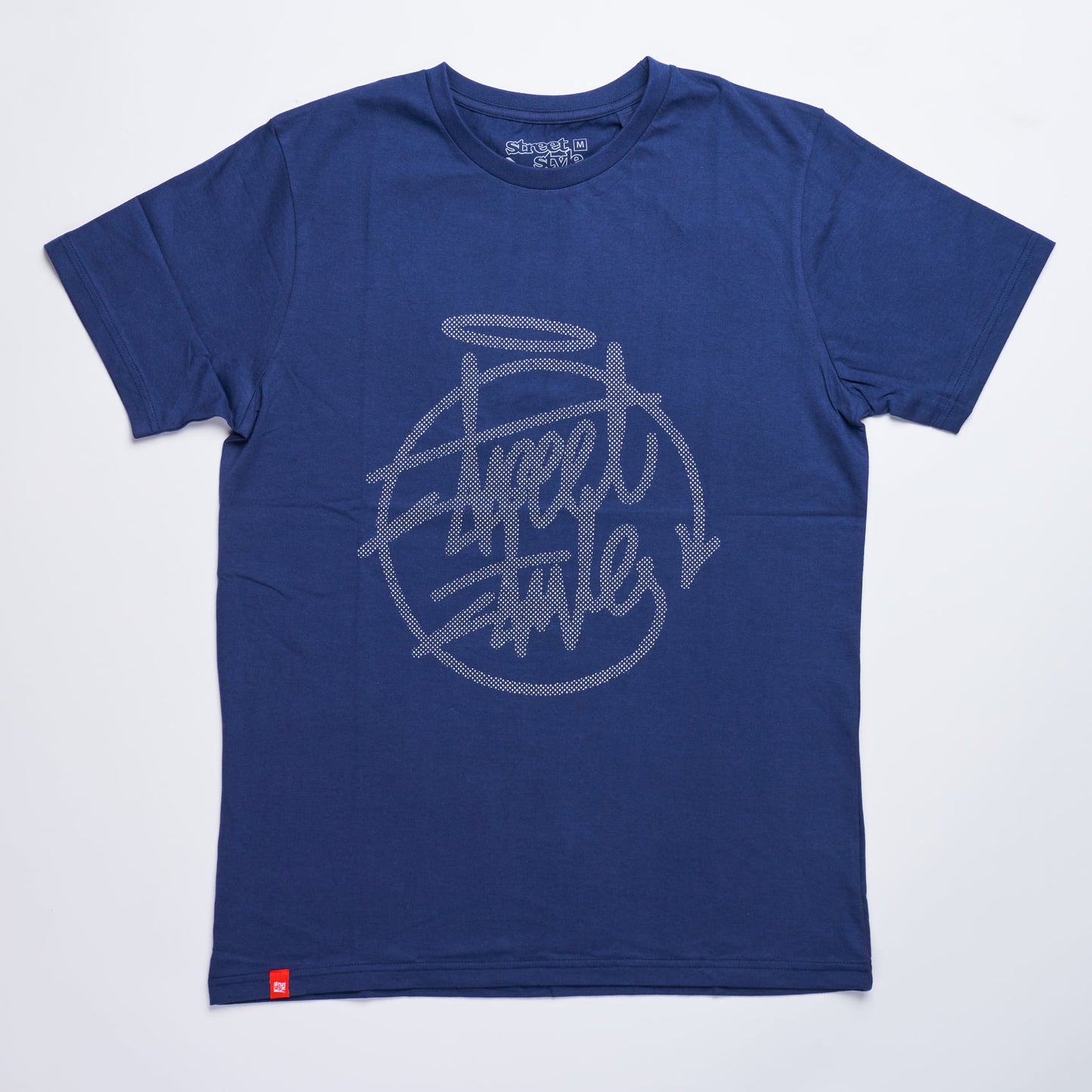 Street Style HALFTONE SS T-SHIRTS - Navy
