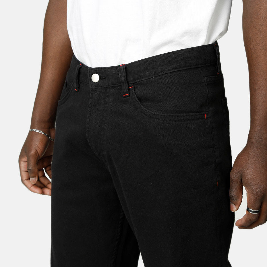 Street Style Dig Stretch Jeans Blunt Black