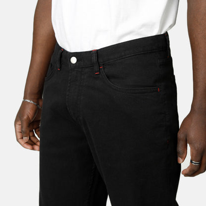 Street Style Dig Stretch Jeans Blunt Black