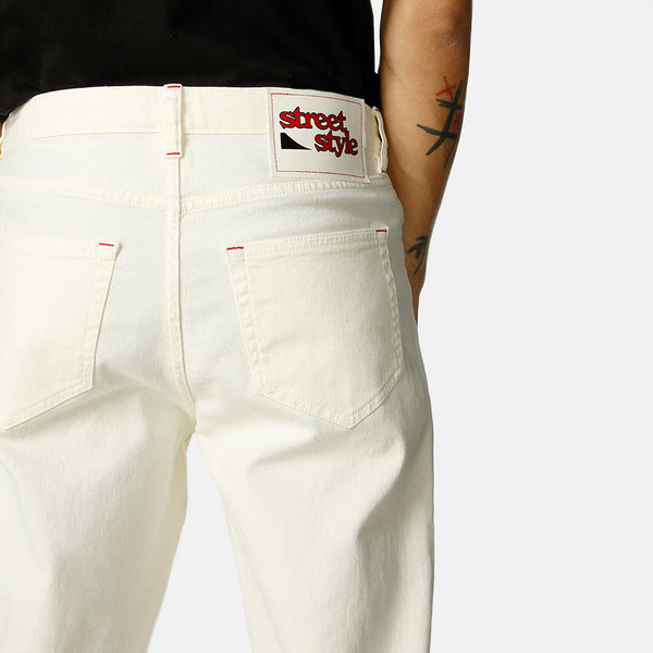 Dig Stretch Jeans Off White