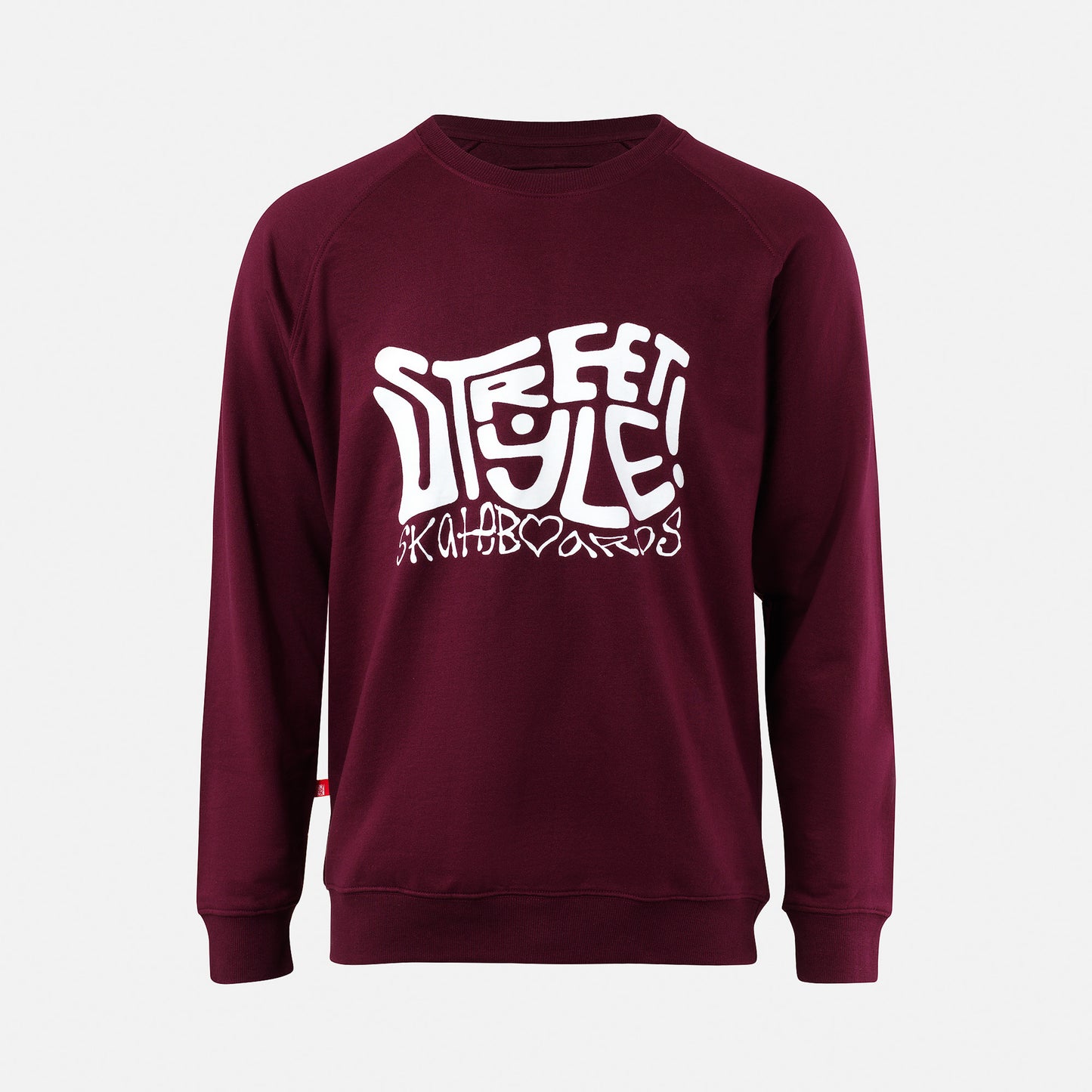 Street Style HIPPIE CREW - Burgundy