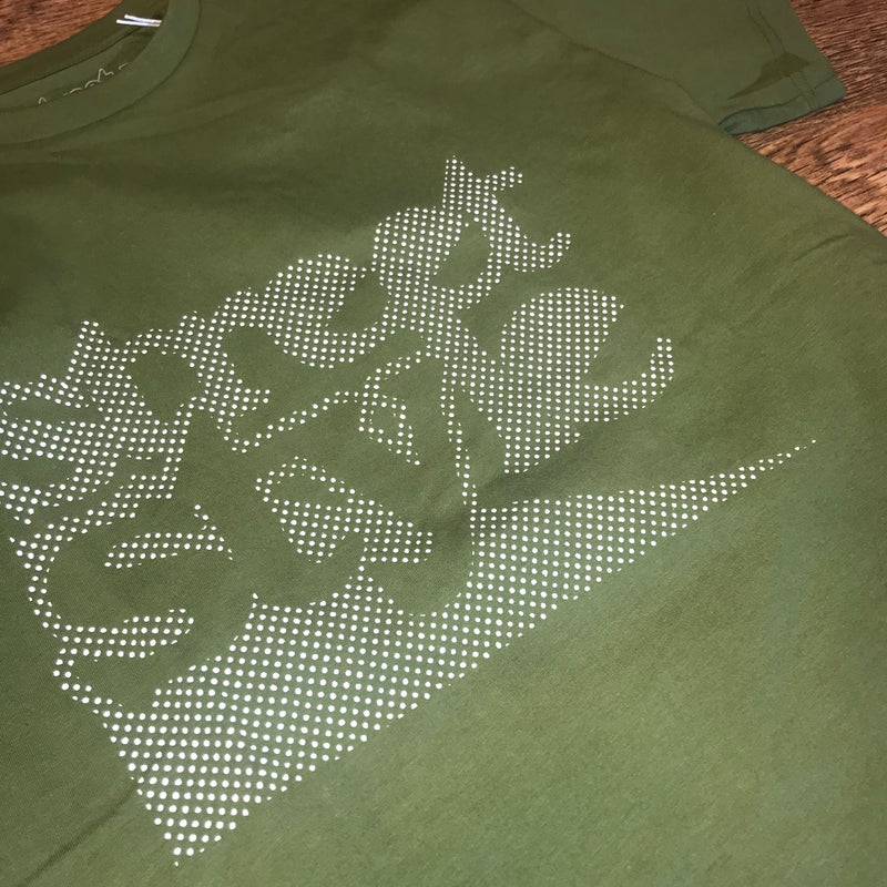 RASTER SS T-SHIRT - Olive
