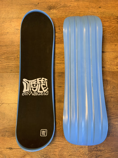 Street Style Blue Hippie  Snowskate