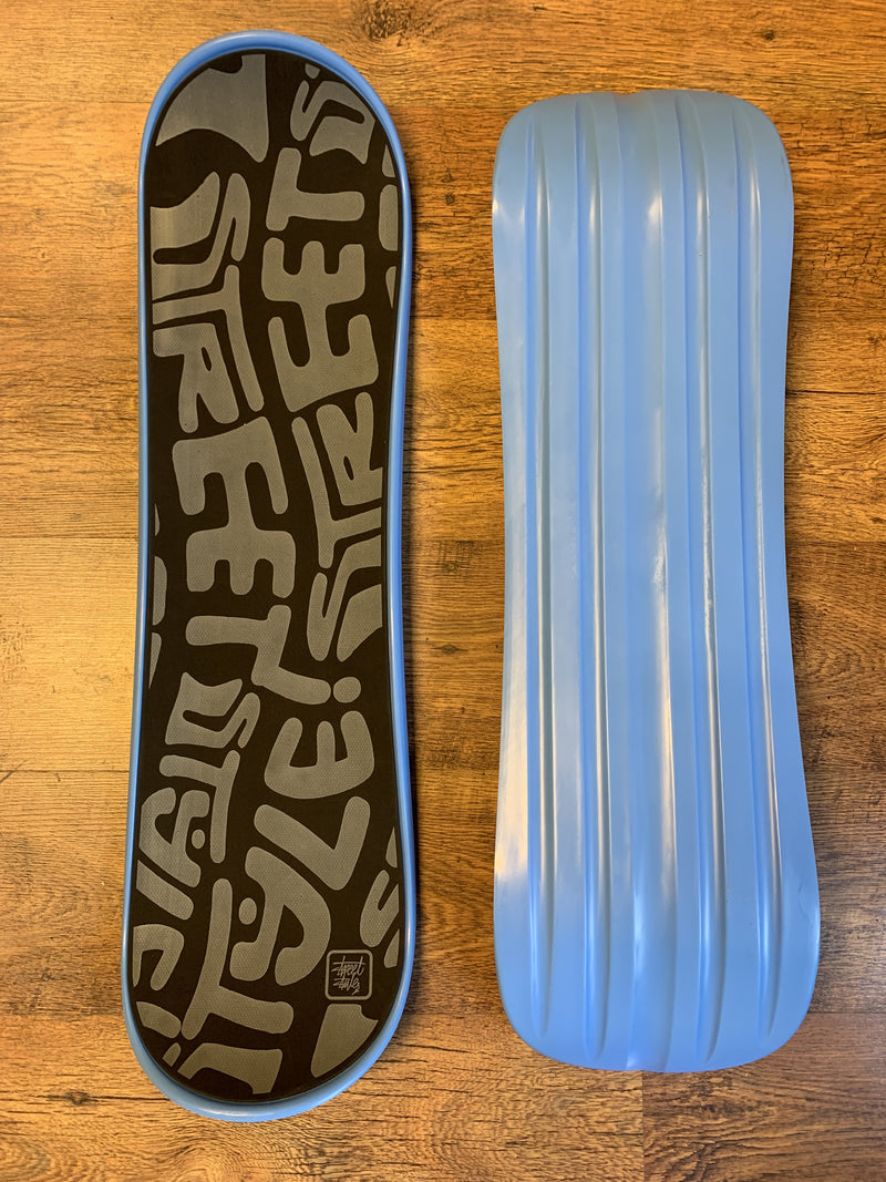 Blue Swervy Snowskate