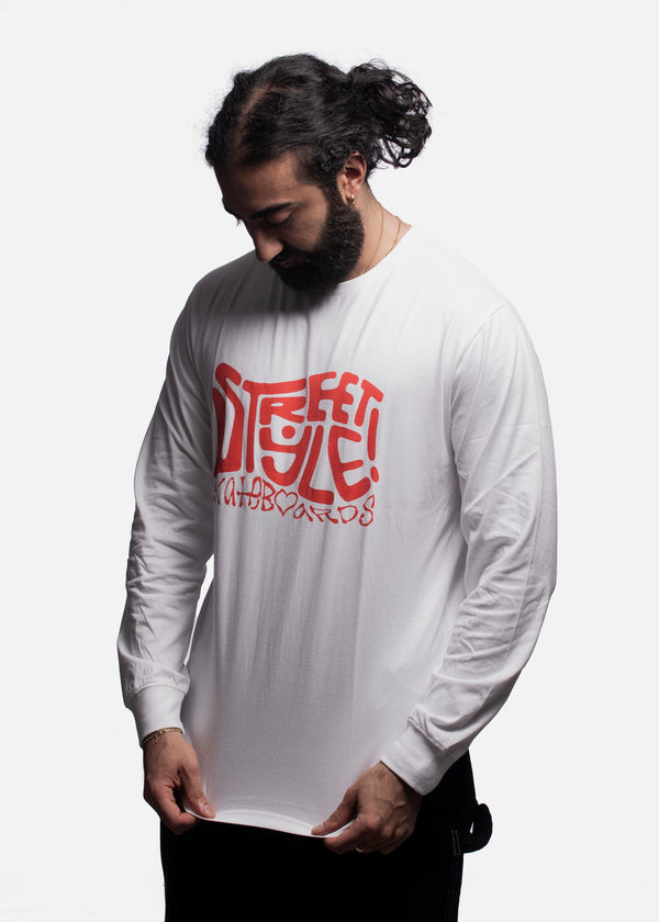 HIPPIE LS T-SHIRT - White